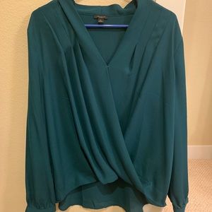 NWOT Green Ann Taylor Blouse